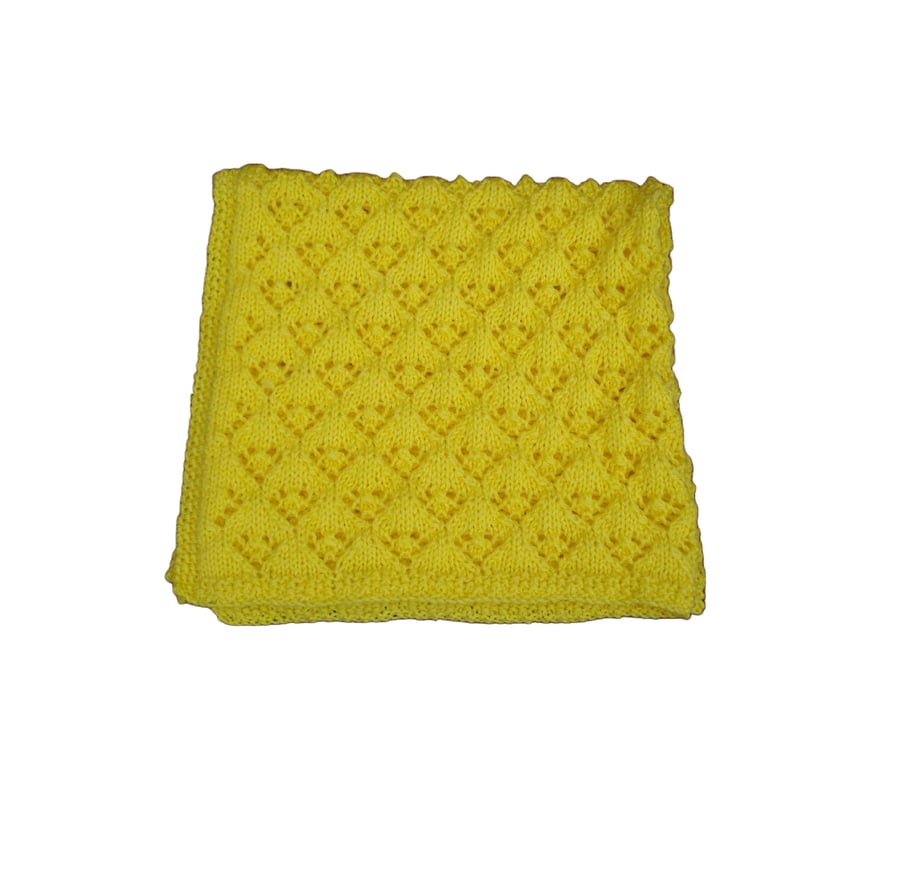 Sunshine Yellow Blanket For Car Seat Stroller Or Pram (R845)