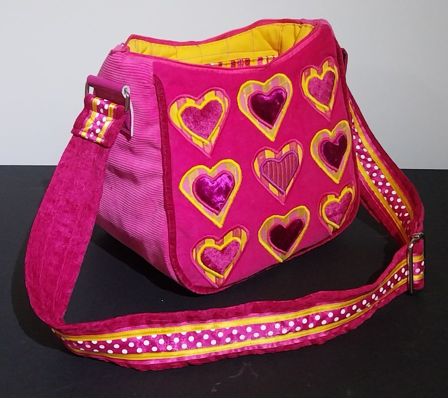 Candy Pink Heart Handbag