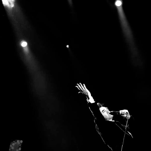Morrissey Live at Reading Rock Festival Photograph Print