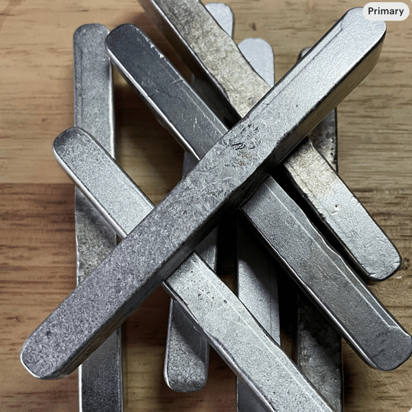 British Pewter Ingots - Refined for Craft Projects