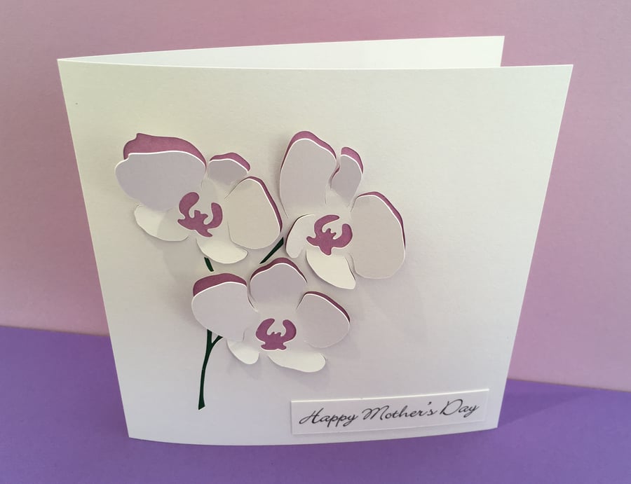 Mother's Day Card - Orchids