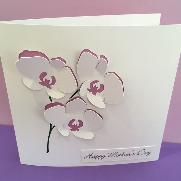 Mother's Day Card - Orchids