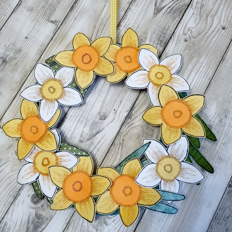 Daffodil Wreath, Spring Flowers