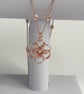 Rose Gold Sterling Silver Chainmaille Pendant and necklace “Last One Available” - Image 4