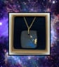 Cosmos lightweight clay pendant necklace