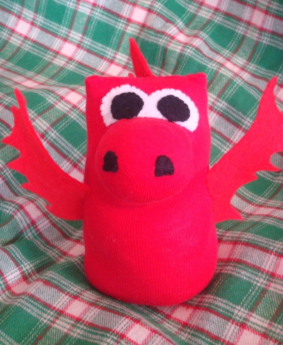 Sock Red Dragon