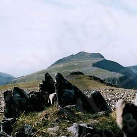 Cadair Idris, the View Along the Summit Ridge. Photographic Print