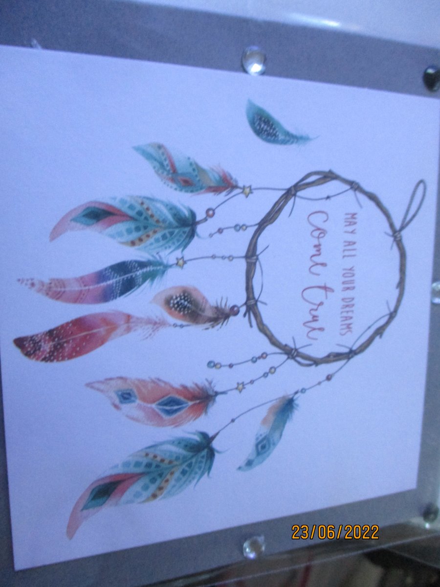 May all your Dreams Come True Card - Folksy