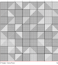 021 Cross Stitch Pattern Modern Geometrical Cushion Chart - Triangles - Image 7