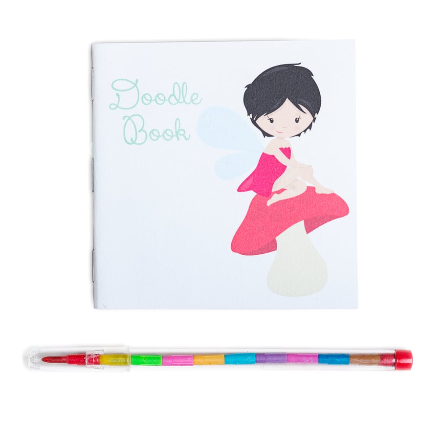 Fairy Party Favour Mini Doodle Books - pack of 6