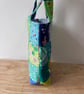 Summer Sale - Patchwork bag - with handle - in blues and greens - Image 3