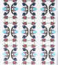 Ottoman Inspired Pomegranate Pattern Chunky Ceramic Wall Plaque Ready to Hang - Image 4