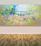 July Dissolving is an original panoramic oil painting - Image 1