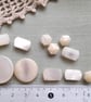 Vintage natural shell buttons, with shanks, in an variety of sizes and shapes - Image 3