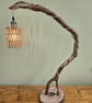 Natural rustic table lamp or bedside lamp - Image 6