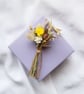 Dried Flower Rustic Mini Posies in a Lilac Gift Box - Image 3
