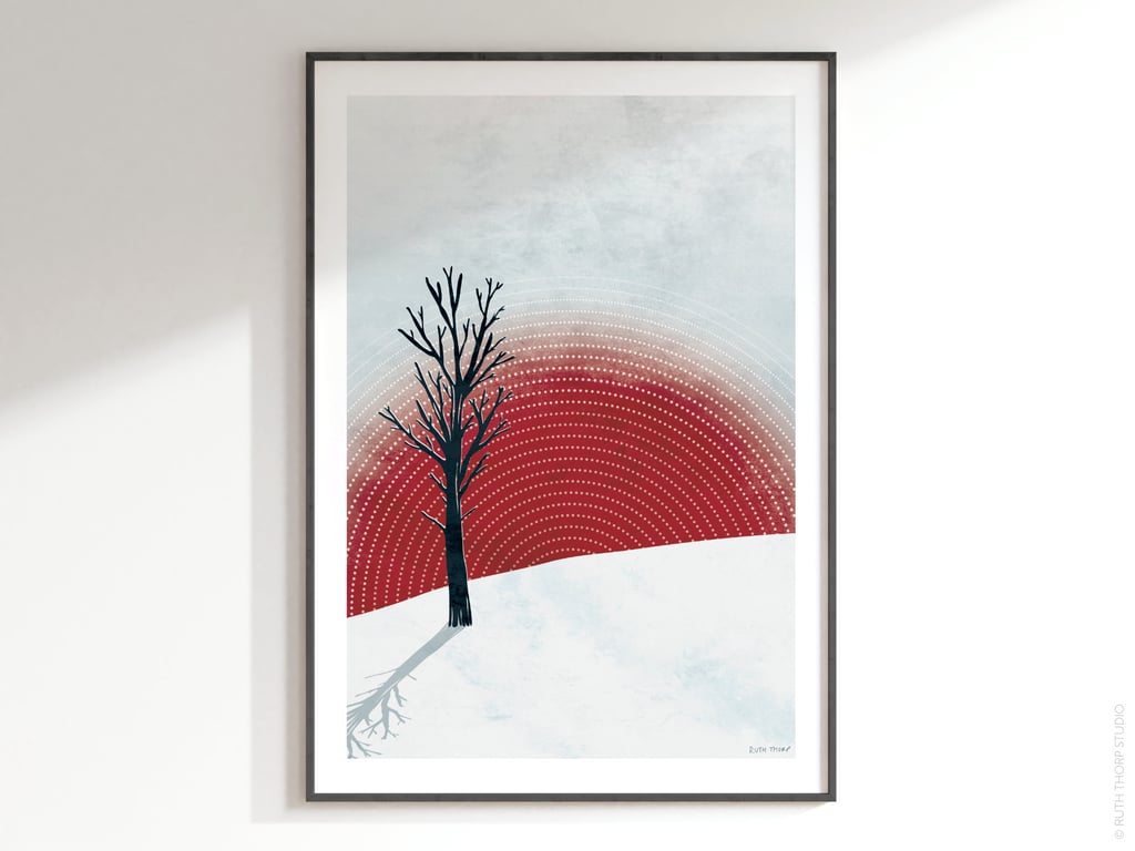 Rising Illustrated Art Print