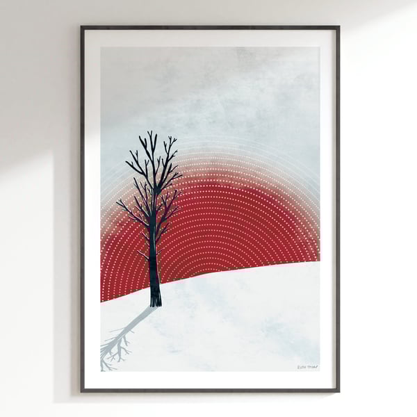 Rising Illustrated Art Print