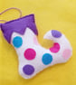 Handmade Elf Boot Hanging Decoration