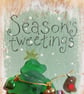 Sea Glass Robin Christmas Tree Wall Art - Handmade Festive Decoration or Gift - Image 3