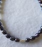 Unique Sterling Silver and Freshwater Peacock Pearl Necklace   - Image 6