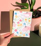 Thank You Wildflower Card Blank A6 - Image 2