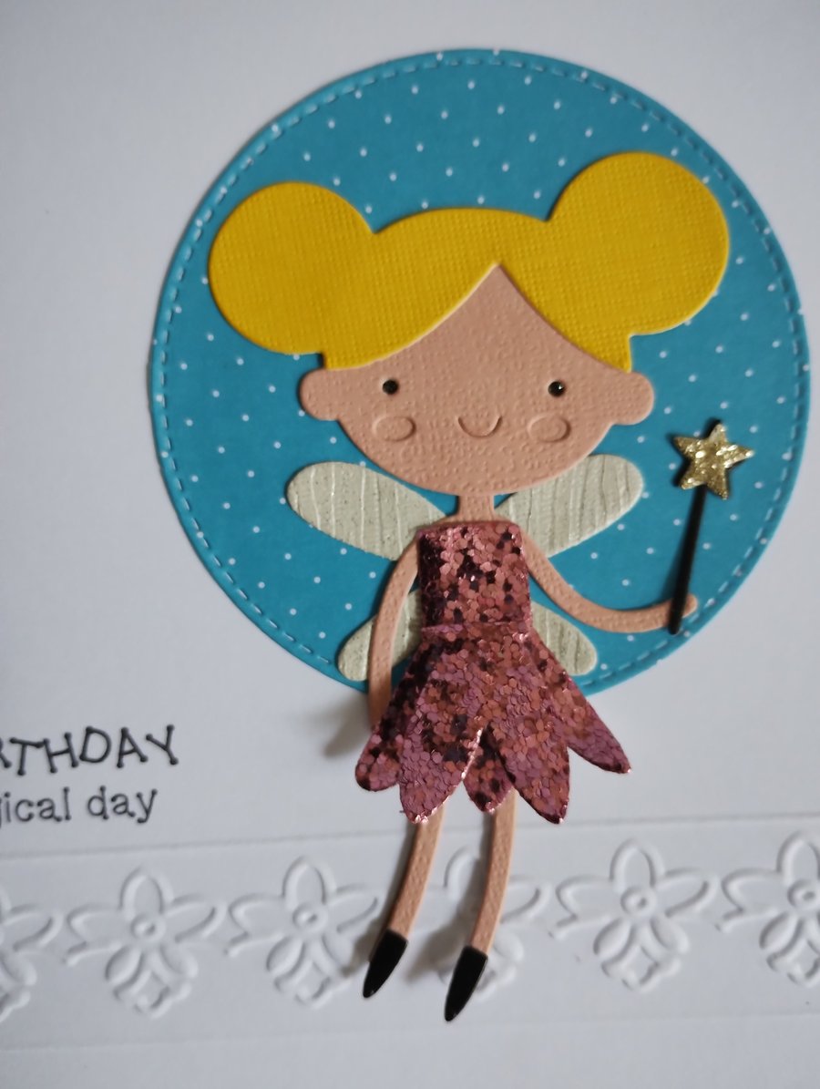 Dancing Fairy Happy Birthday - Have a magical day 