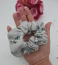 Unicorn, clip on bow, scrunchie set in light grey, free uk delivery.   - Image 2