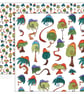 Colourful Chameleons Wrapping Paper - Image 1