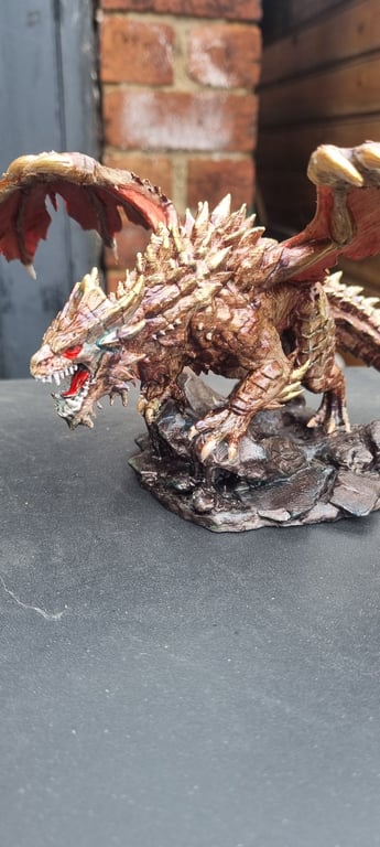 Hand painted dragon