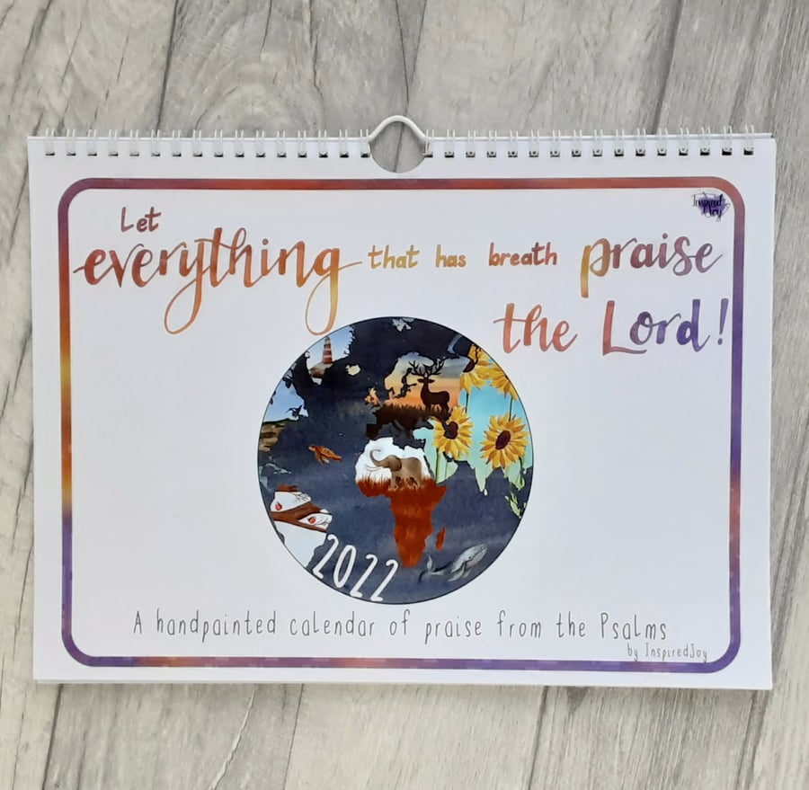 2022 A4 Christian Calendar