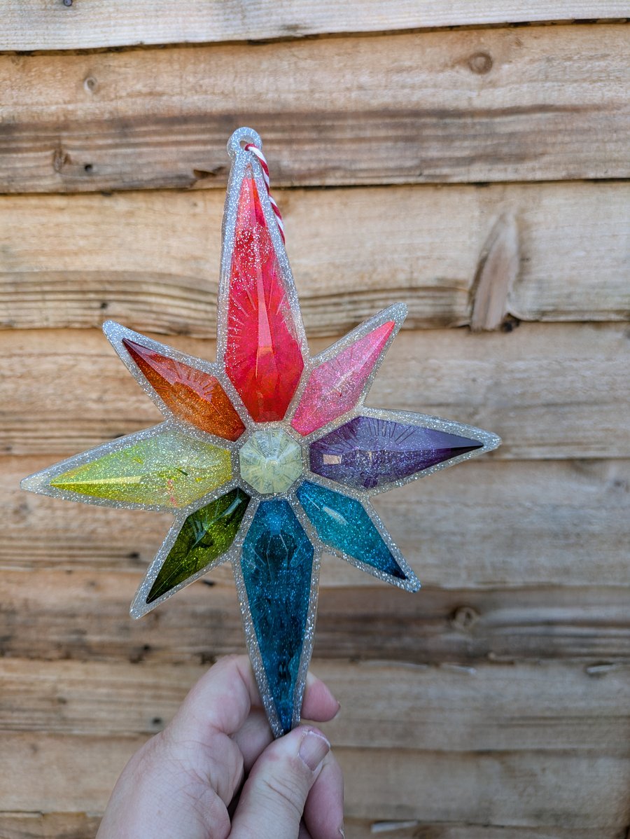 Pastel Rainbow Supersize Star 