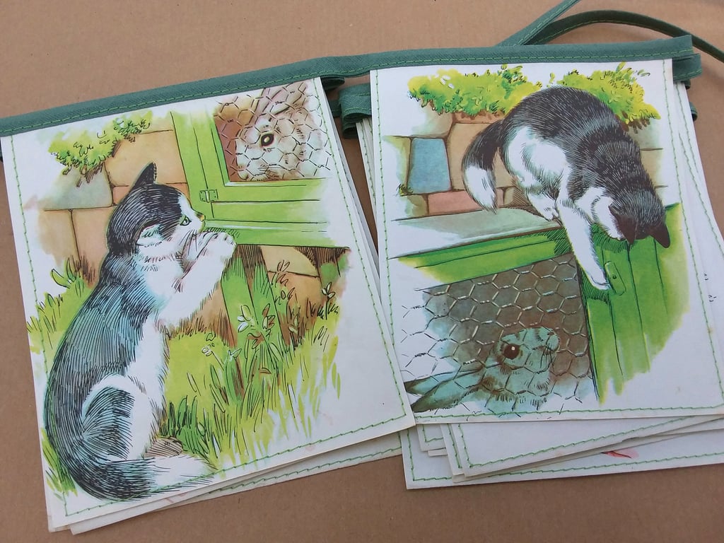 Book bunting - Naughty George