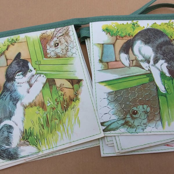 Book bunting - Naughty George