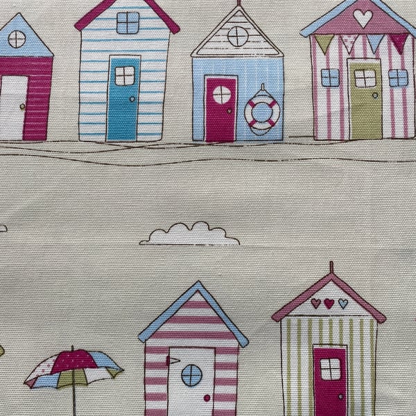 Beach Huts (Dunelm) - perfect, priced per half metre  (3 metres available)