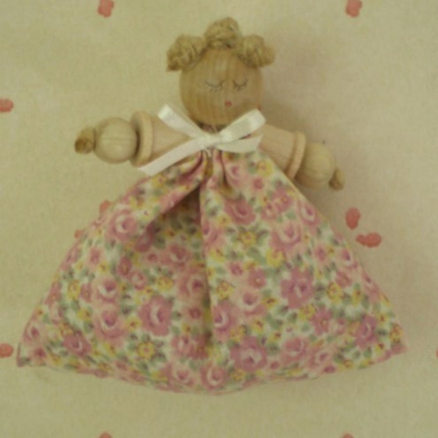 Lavender Bag Spoolie Doll