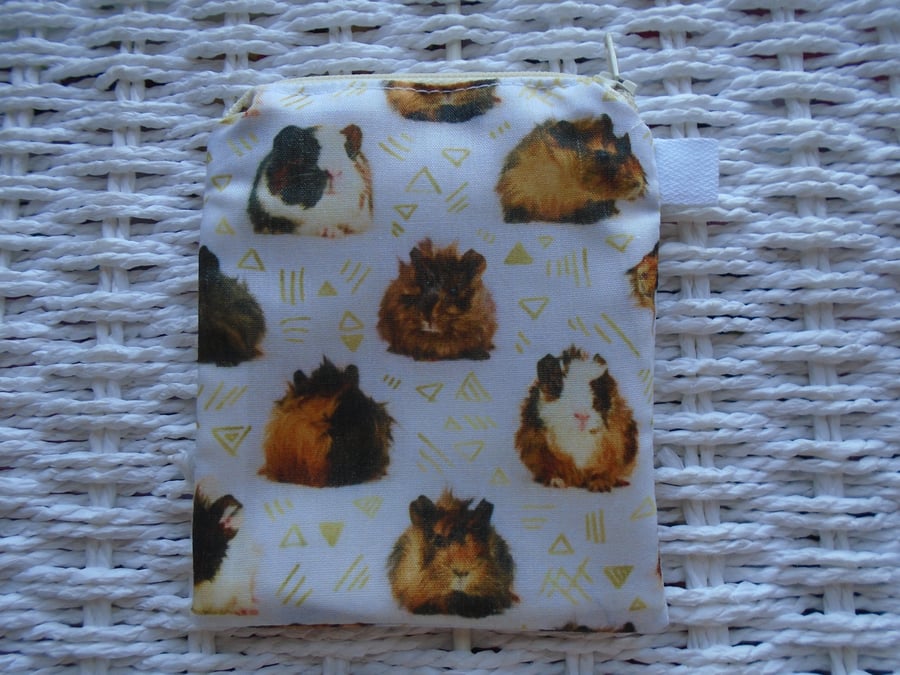 Cute Guinea Pigs Purse or Card Holder Wallet 