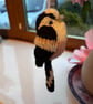 Chaffinch bird hand knit tree decoration  - Image 2