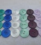 19mm 3 4" Classic Cup Buttons in 7 Colours (sold in 10's) - Image 1