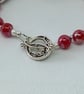 Red glass filigree bracelet  - Image 5