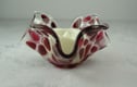 Tealight / votive holders with flickering flame battery candle - fused glass