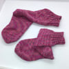 Hand Knit  Bamboo Socks 