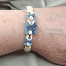 Macramé Forget Me Not Bracelet 