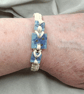 Macramé Forget Me Not Bracelet 