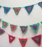 Autumn pumpkin cobweb bunting PDF crochet pattern  - Image 4