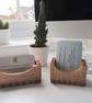 Oak Wood Business Card Holder - Image 3