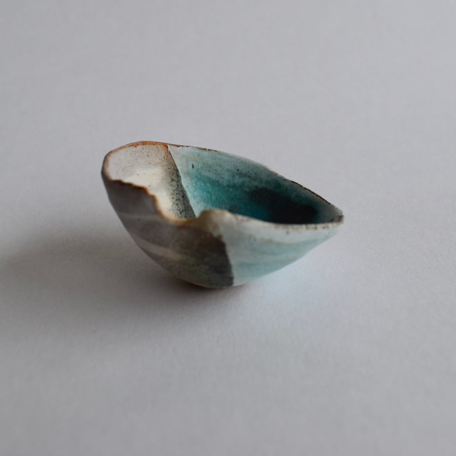 Tiny Delicate Seashell Bowl 