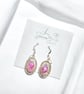 Dried Flower Drop Earrings - Image 1