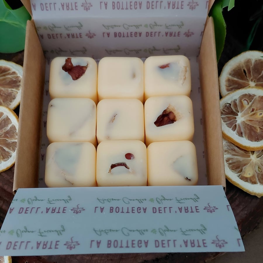Sparkling Lemon Golden Edition Soy Wax Melts Eco-Friendly Gift Box of 9 ...