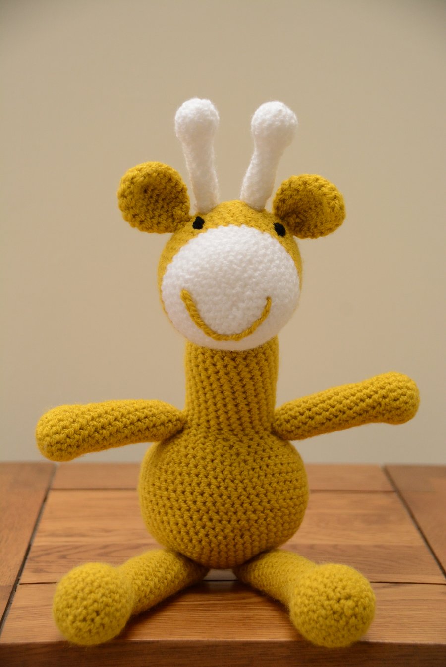 Giraffe Soft Toy - mustard